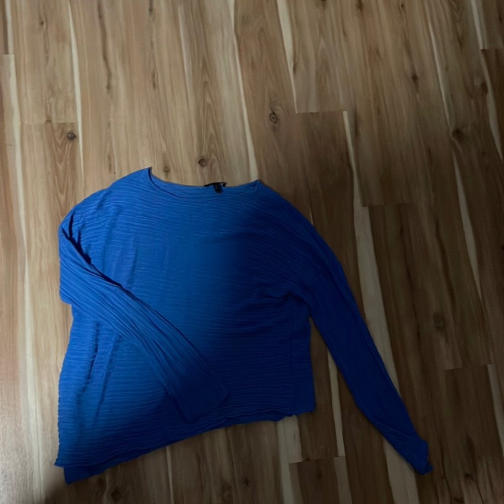 Eileen Fisher size 12 blue sweater